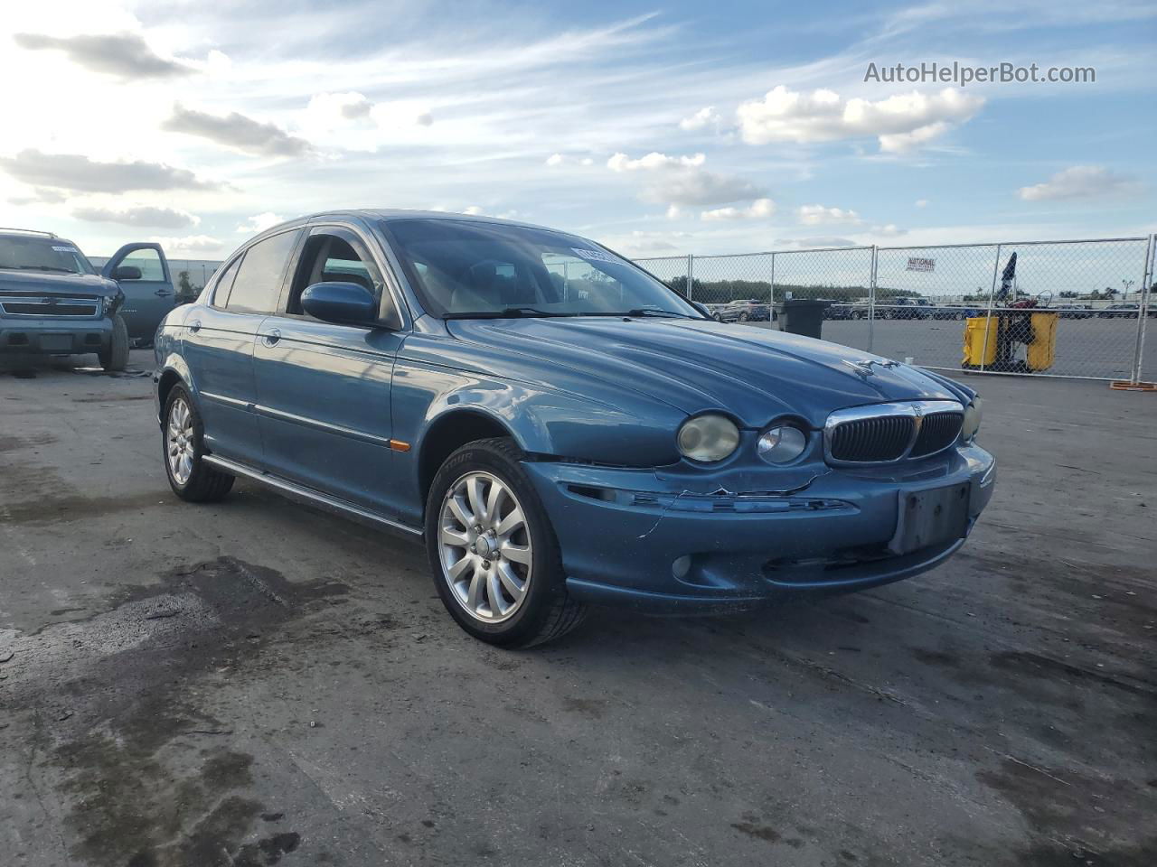 2003 Jaguar X-type 2.5 Синий vin: SAJEB52D83XC88721