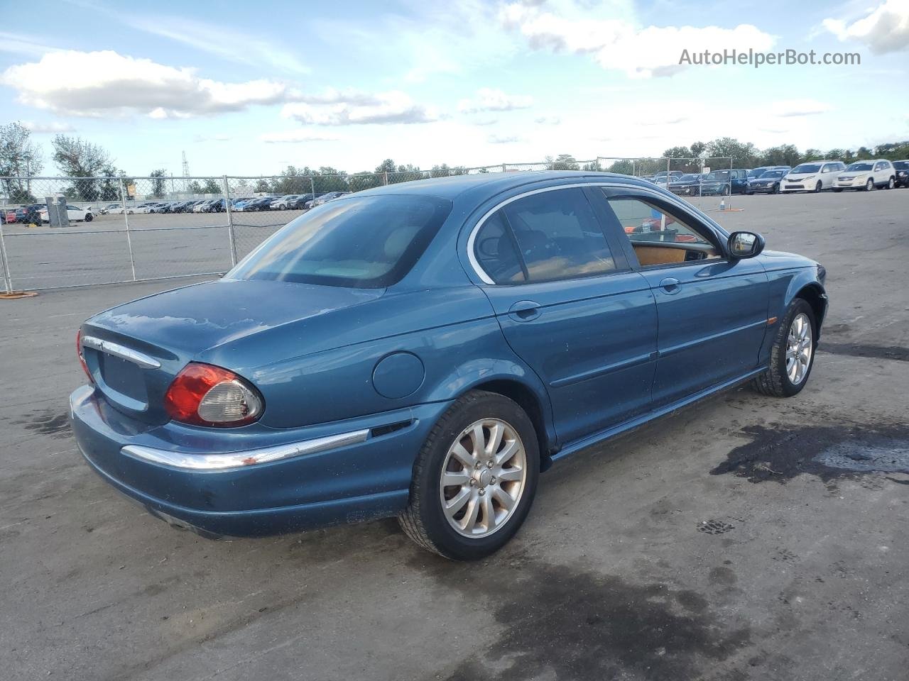 2003 Jaguar X-type 2.5 Синий vin: SAJEB52D83XC88721