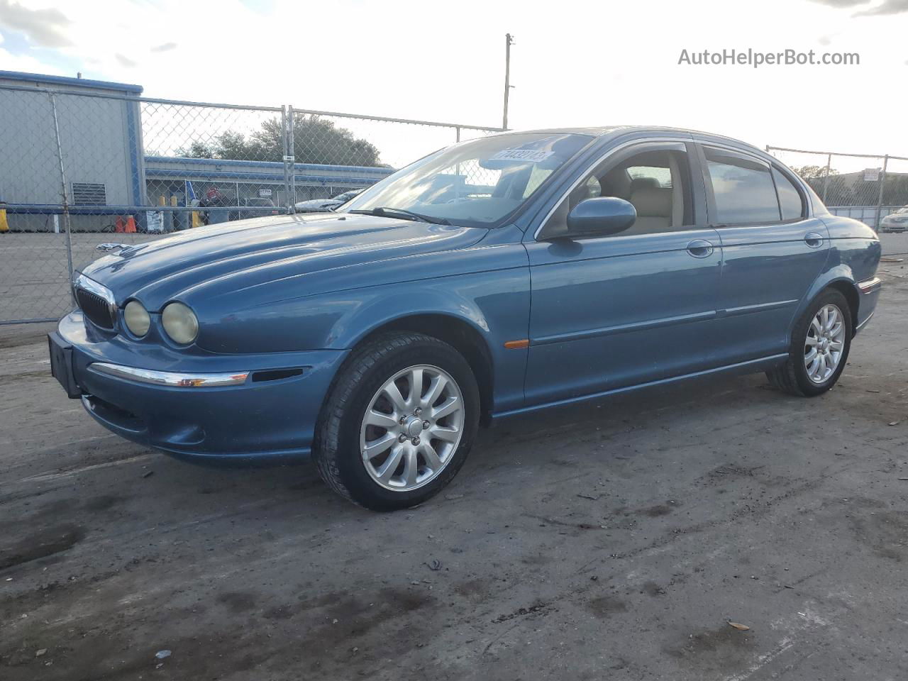 2003 Jaguar X-type 2.5 Синий vin: SAJEB52D83XC88721