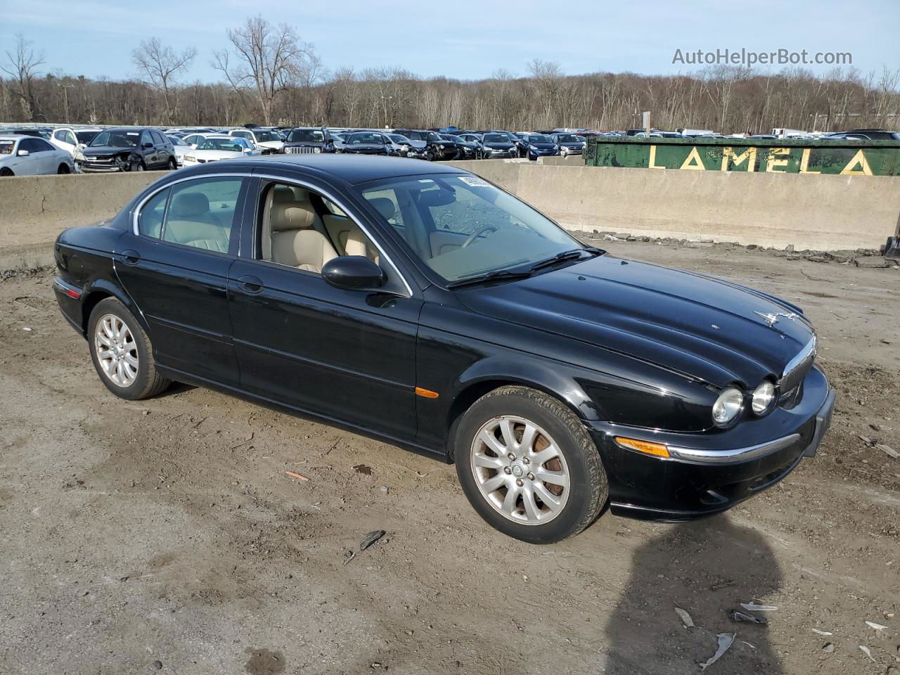 2003 Jaguar X-type 2.5 Black vin: SAJEB52D83XD10538