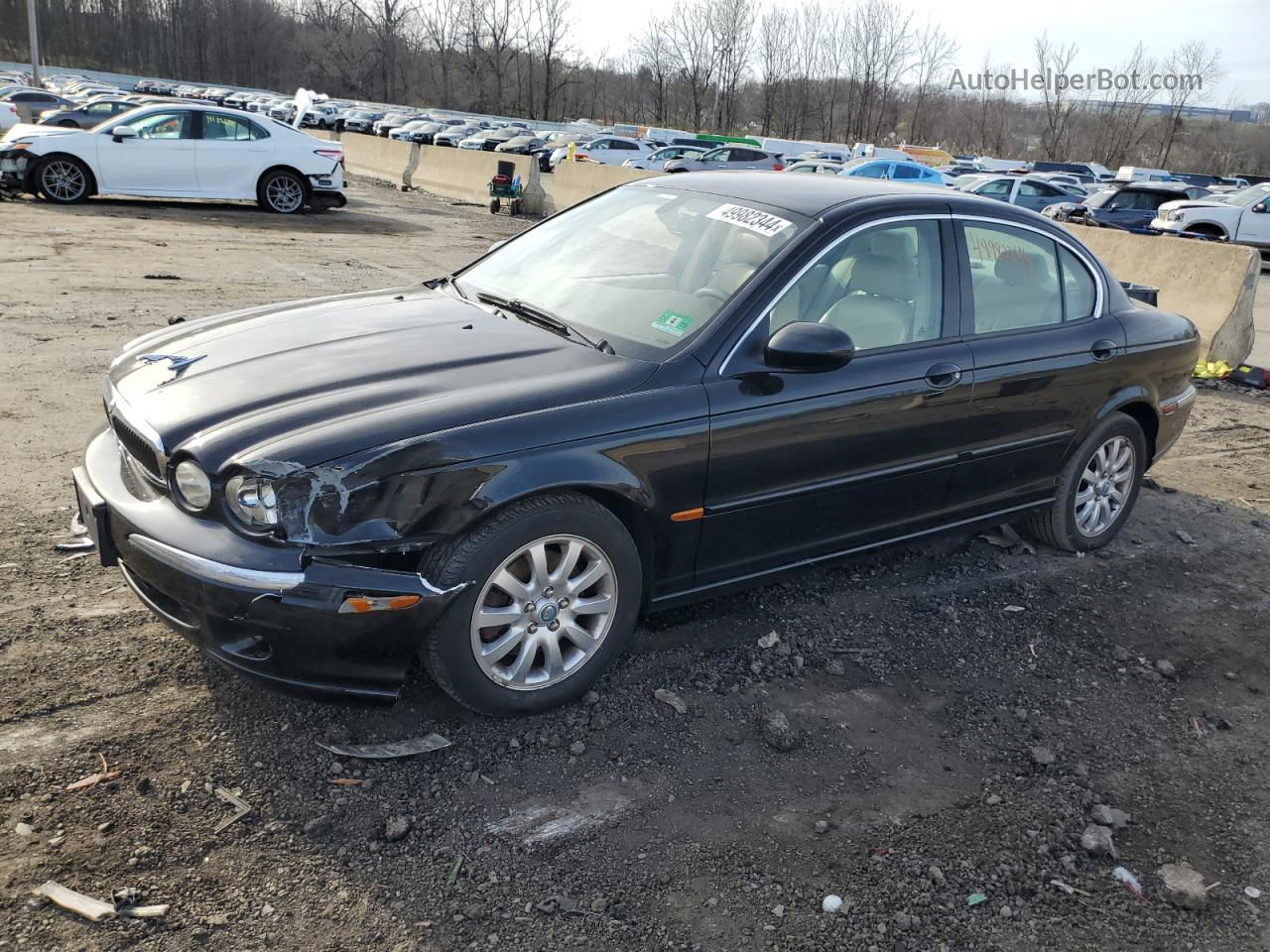 2003 Jaguar X-type 2.5 Black vin: SAJEB52D83XD10538