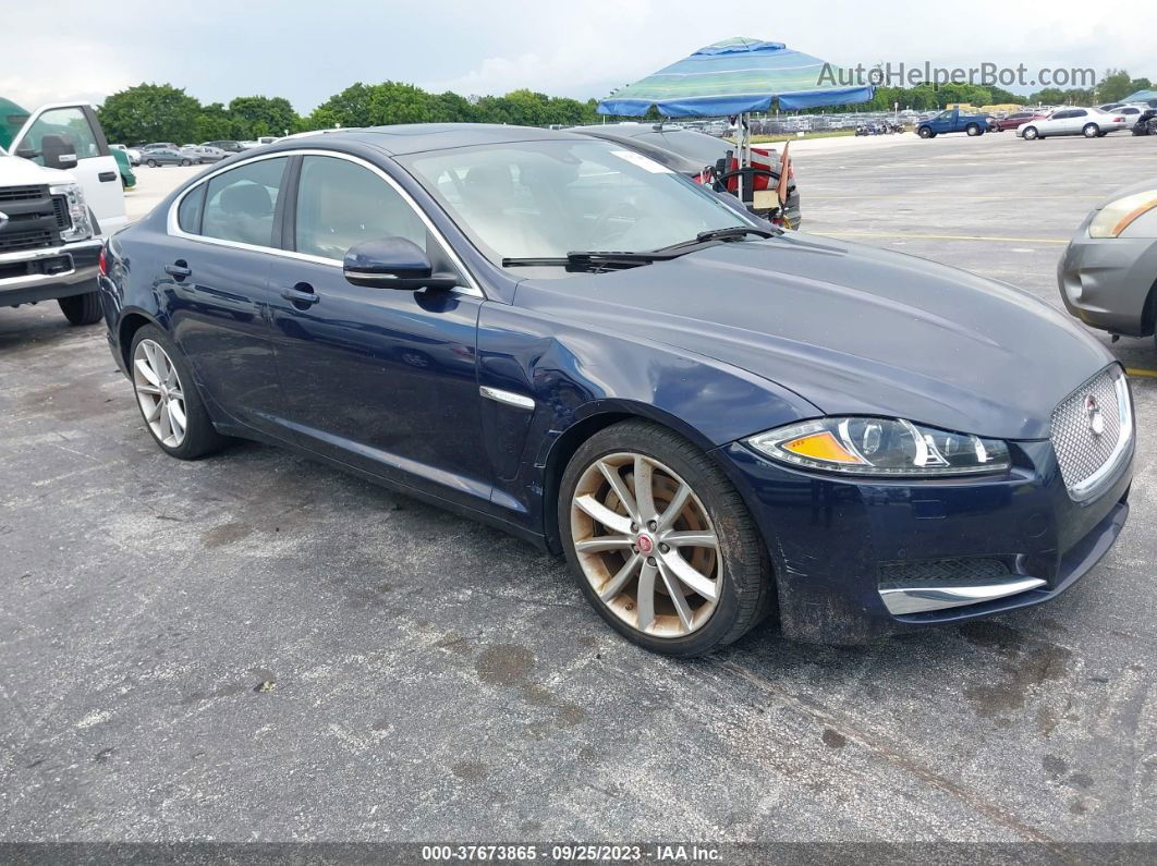 2015 Jaguar Xf V6 Синий vin: SAJWA0F70F8U68172