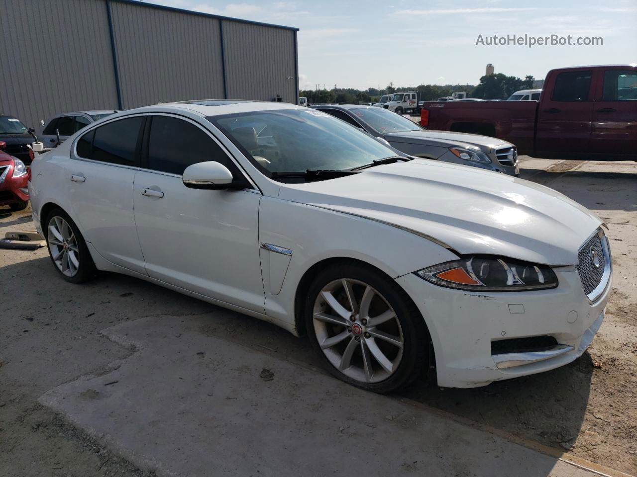 2015 Jaguar Xf 3.0 Sport White vin: SAJWA0F71F8U62610