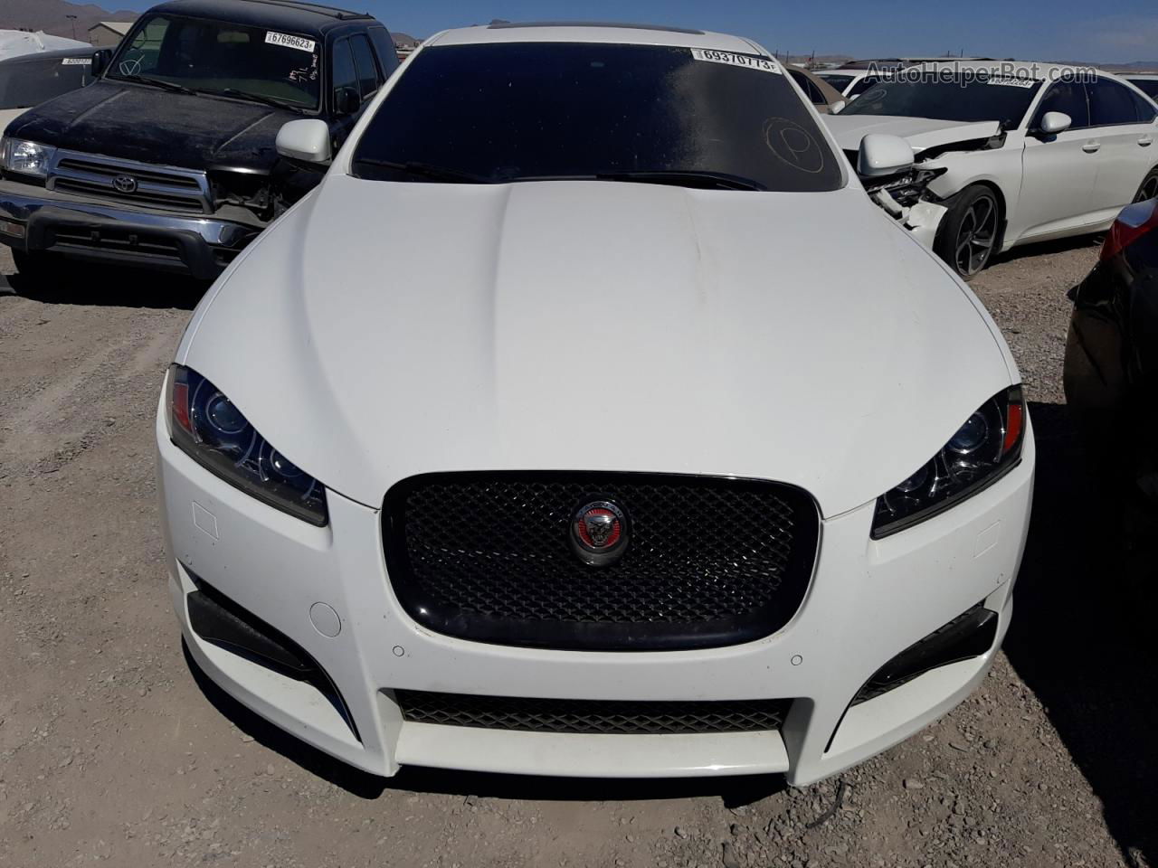 2015 Jaguar Xf 3.0 Sport White vin: SAJWA0F71F8U68990