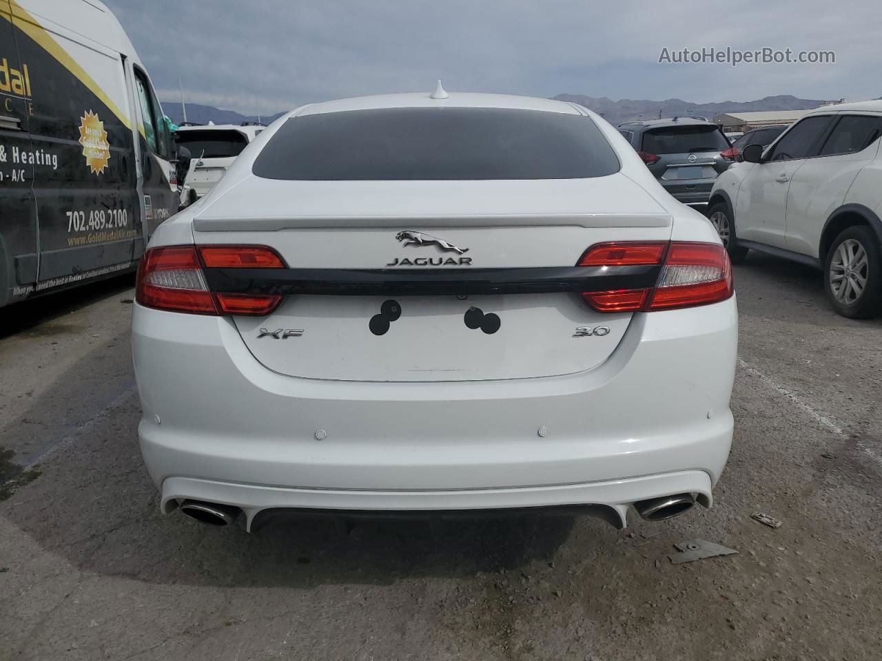 2015 Jaguar Xf 3.0 Sport White vin: SAJWA0F71F8U68990