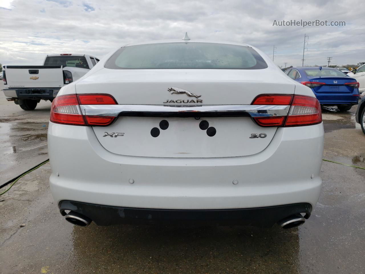 2015 Jaguar Xf 3.0 Sport White vin: SAJWA0F72F8U88018