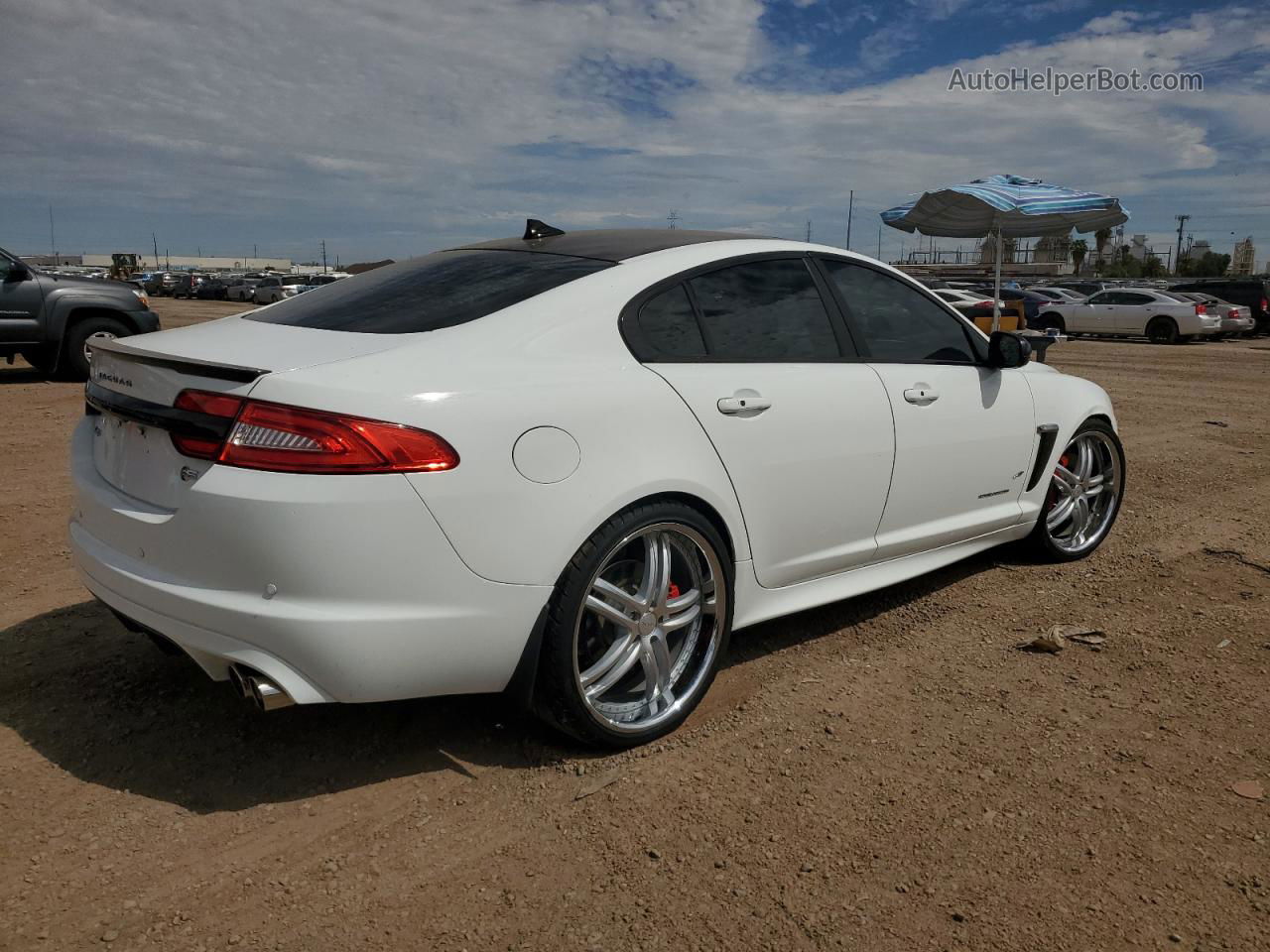 2015 Jaguar Xf 3.0 Sport White vin: SAJWA0F73F8U76668