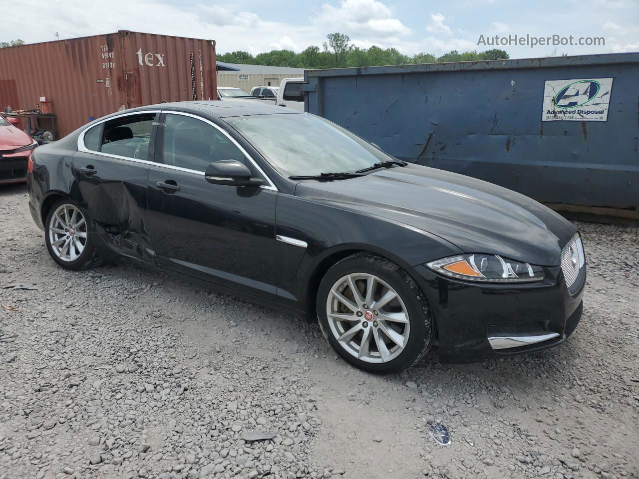 2015 Jaguar Xf 2.0t Premium Черный vin: SAJWA0FS0FPU60454