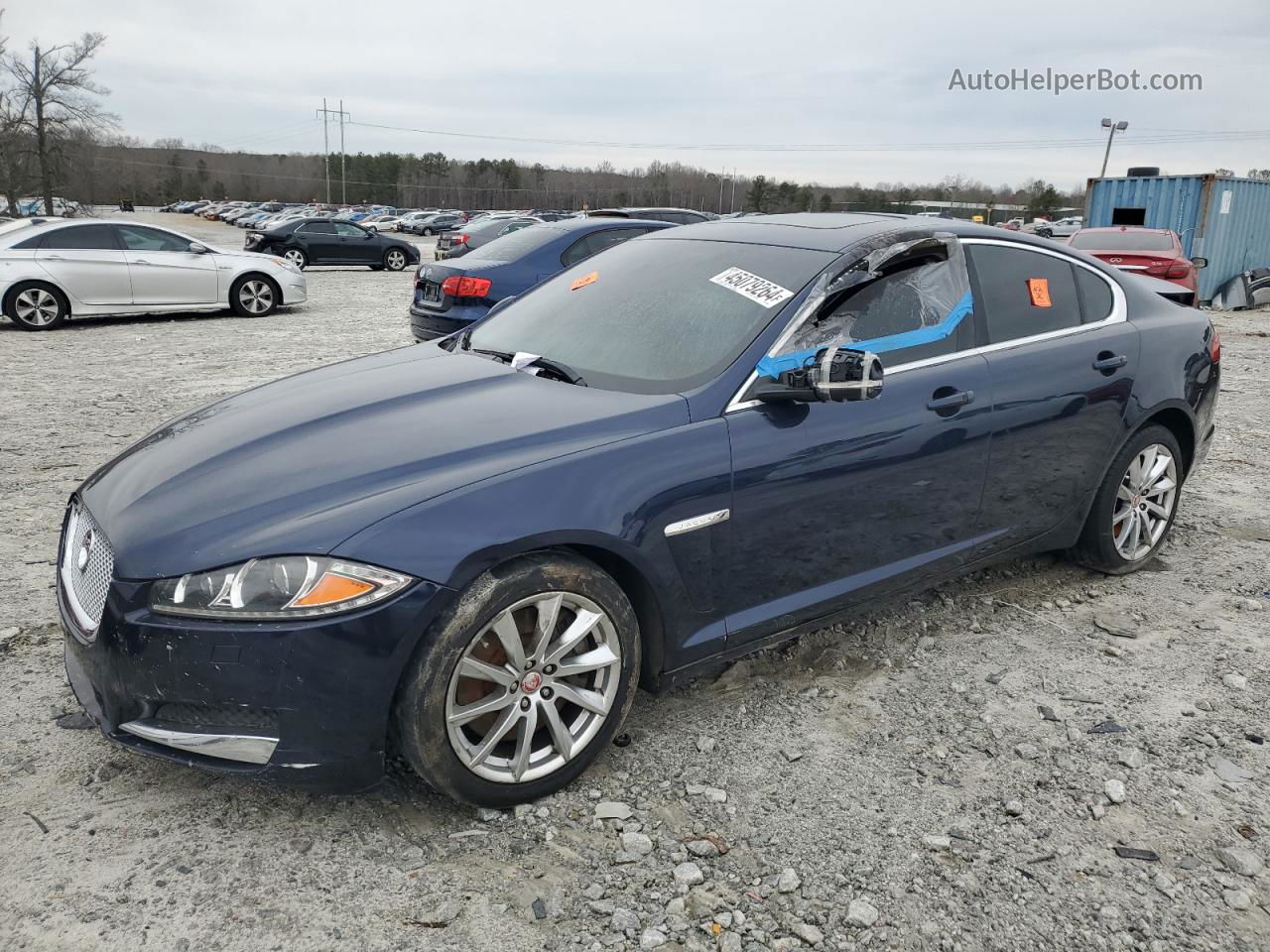 2015 Jaguar Xf 2.0t Premium Blue vin: SAJWA0FS0FPU88528