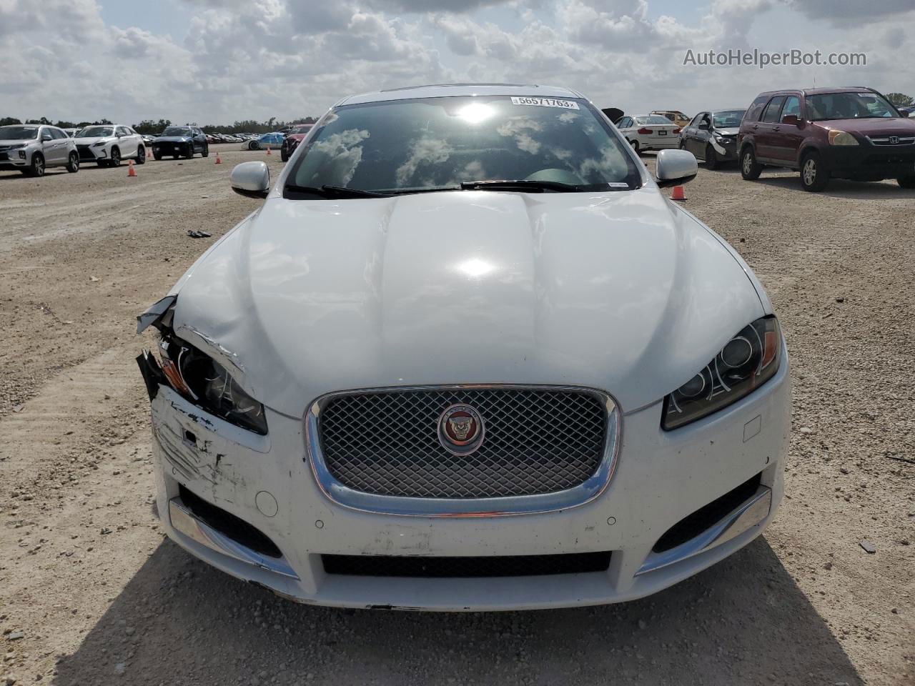 2015 Jaguar Xf 2.0t Premium White vin: SAJWA0FS3FPU62652