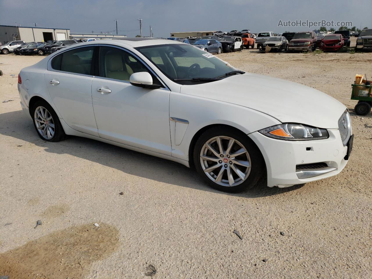 2015 Jaguar Xf 2.0t Premium White vin: SAJWA0FS3FPU87616