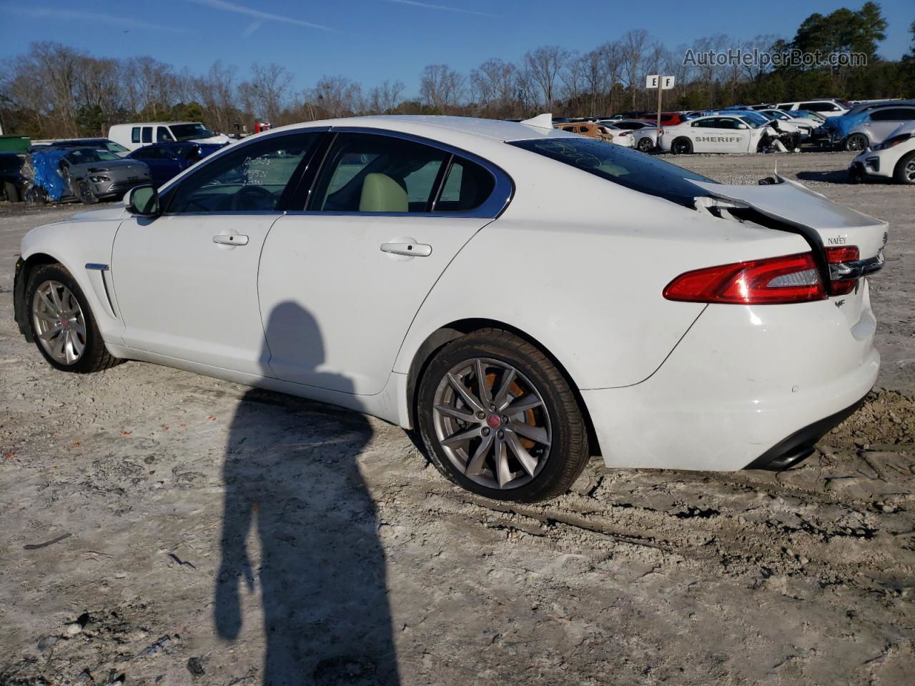 2015 Jaguar Xf 2.0t Premium White vin: SAJWA0FS5FPU48526