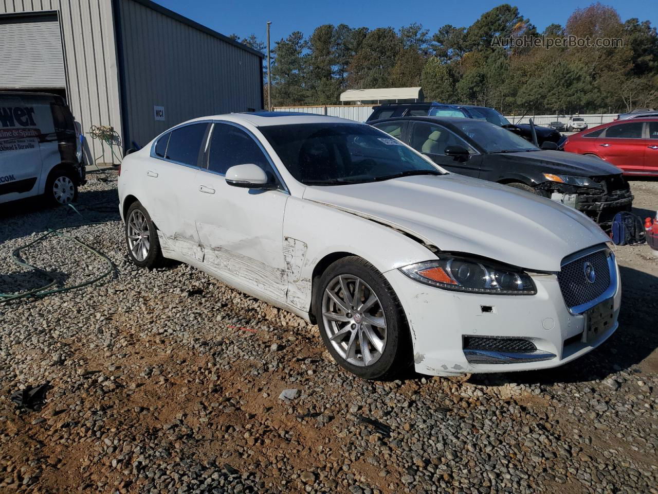 2015 Jaguar Xf 2.0t Premium White vin: SAJWA0FS6FPU75329