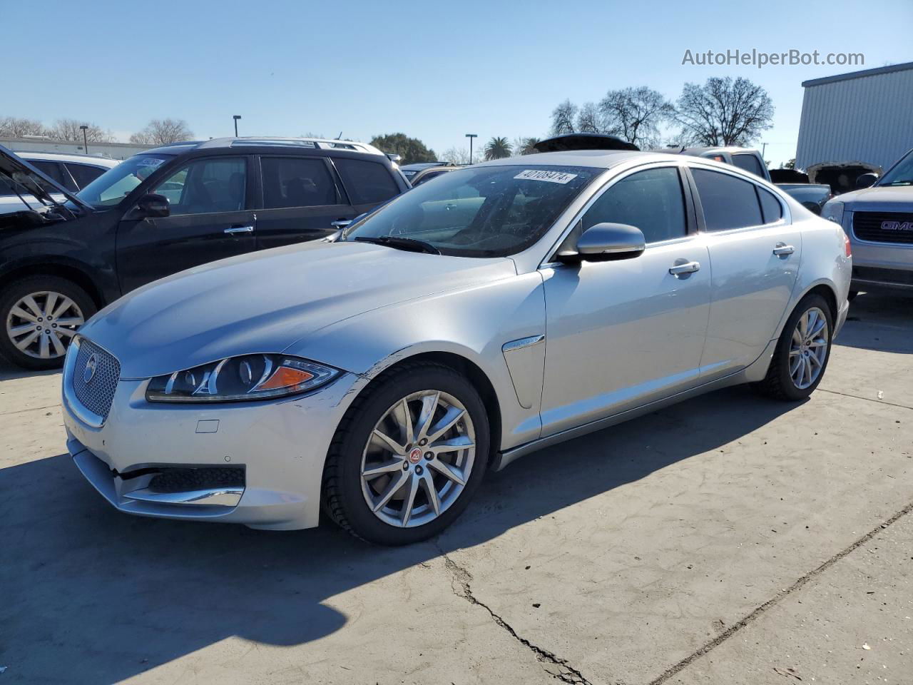 2015 Jaguar Xf 2.0t Premium Silver vin: SAJWA0FS7FPU76523