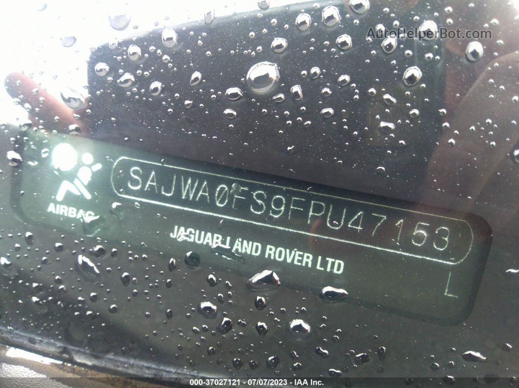 2015 Jaguar Xf I4 T Premium White vin: SAJWA0FS9FPU47153