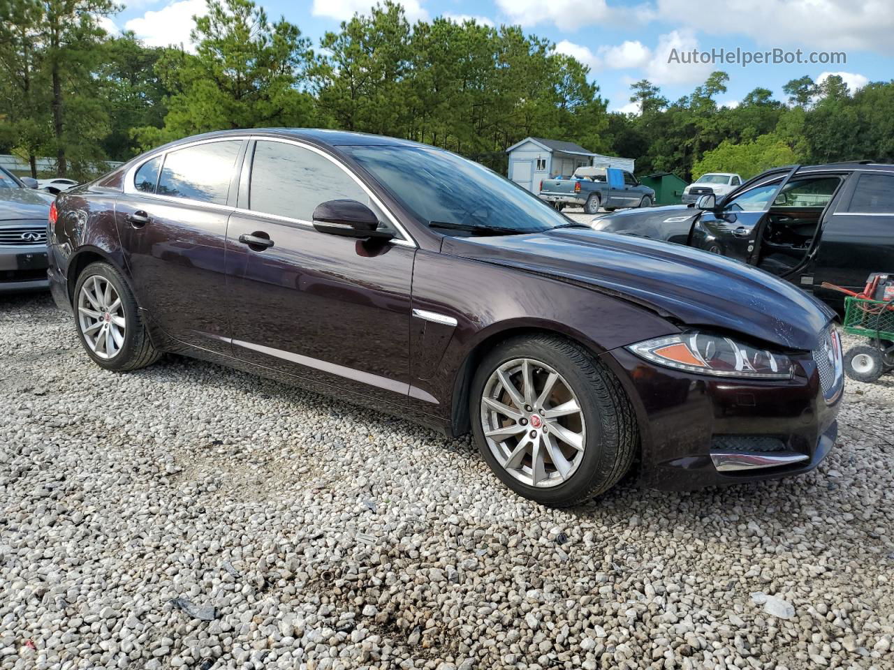 2015 Jaguar Xf 2.0t Premium Purple vin: SAJWA0FS9FPU66897