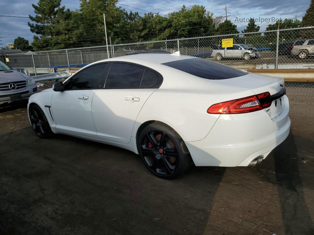 2015 Jaguar Xf Supercharged White vin: SAJWA0HP6FMU66673