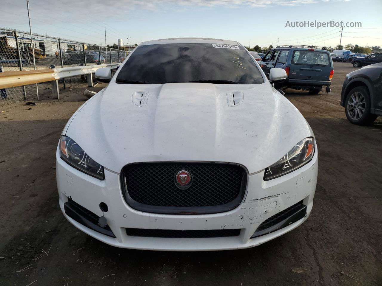 2015 Jaguar Xf Supercharged White vin: SAJWA0HP6FMU66673