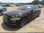 2012 Jaguar Xj Supercharged Dark Blue vin: SAJWA1GE4CMV26970