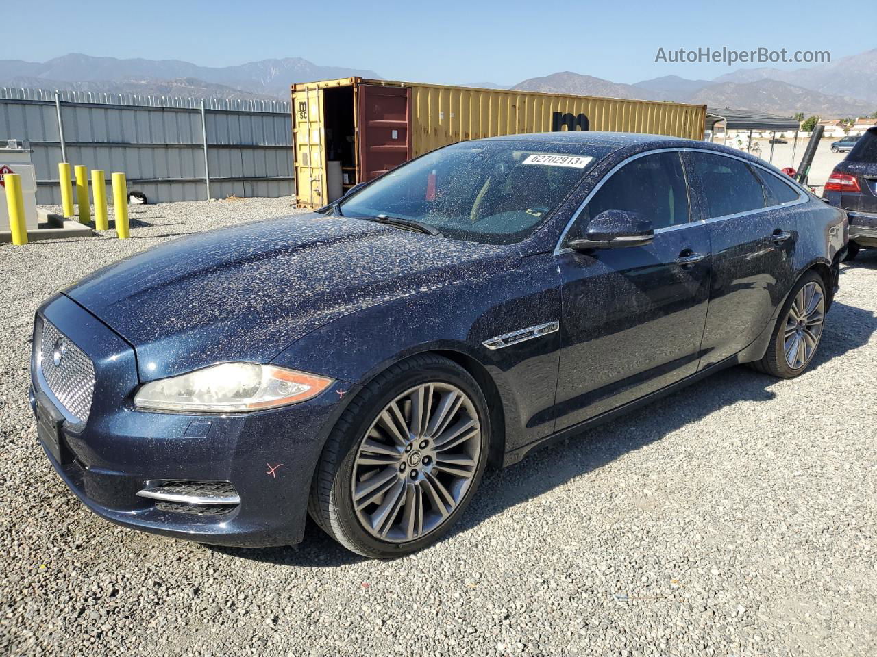 2012 Jaguar Xj Supercharged Blue vin: SAJWA1GE4CMV32610