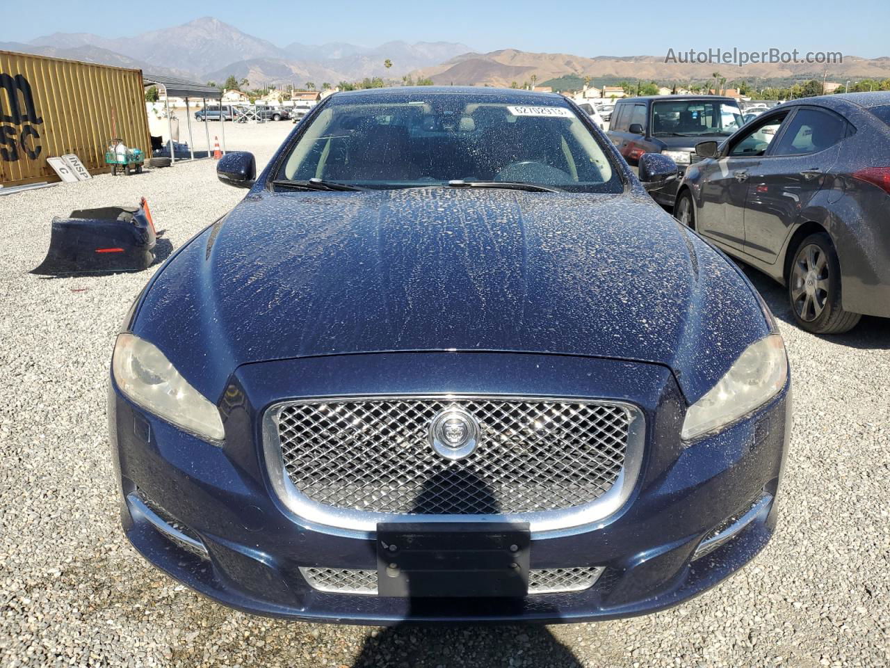 2012 Jaguar Xj Supercharged Blue vin: SAJWA1GE4CMV32610