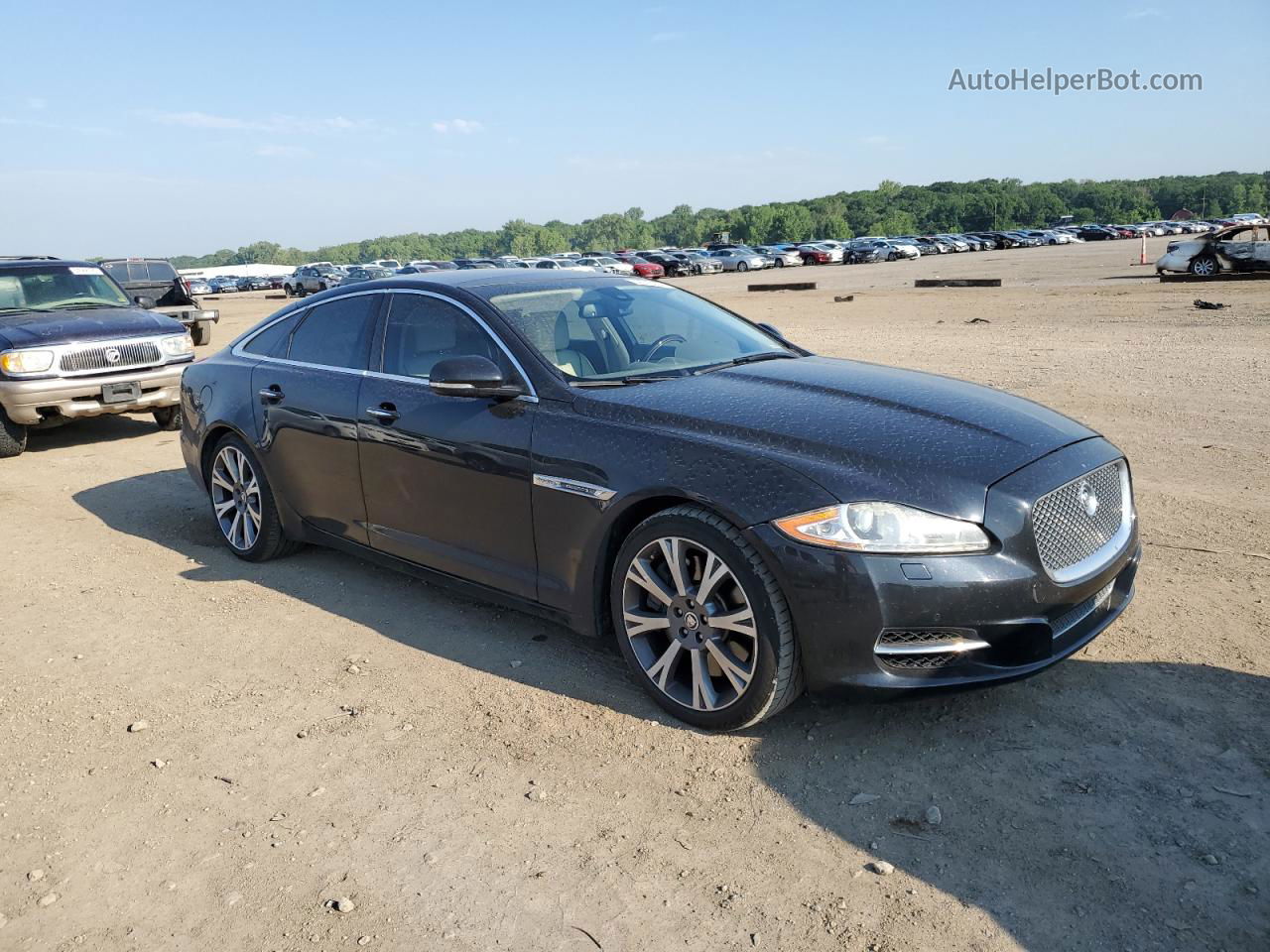 2012 Jaguar Xj Supercharged Black vin: SAJWA1GE6CMV28221