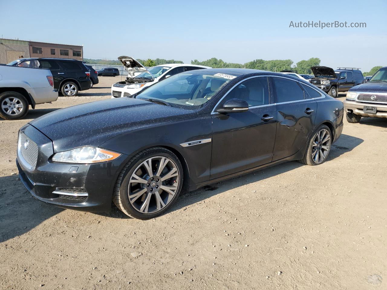 2012 Jaguar Xj Supercharged Black vin: SAJWA1GE6CMV28221