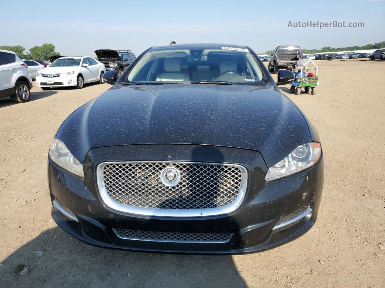 2012 Jaguar Xj Supercharged Black vin: SAJWA1GE6CMV28221