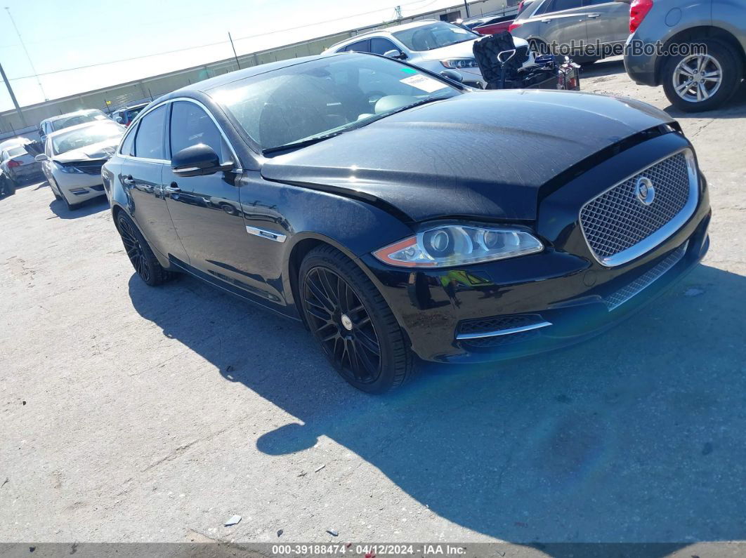 2013 Jaguar Xj Supercharged Черный vin: SAJWA1GE7DMV45787