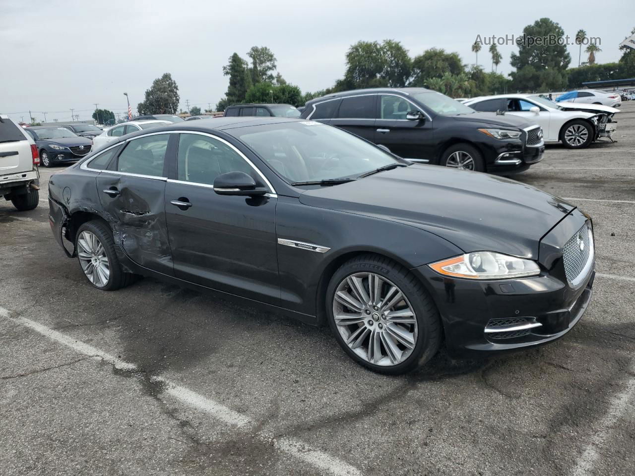 2012 Jaguar Xj Supercharged Black vin: SAJWA1GE8CMV34103