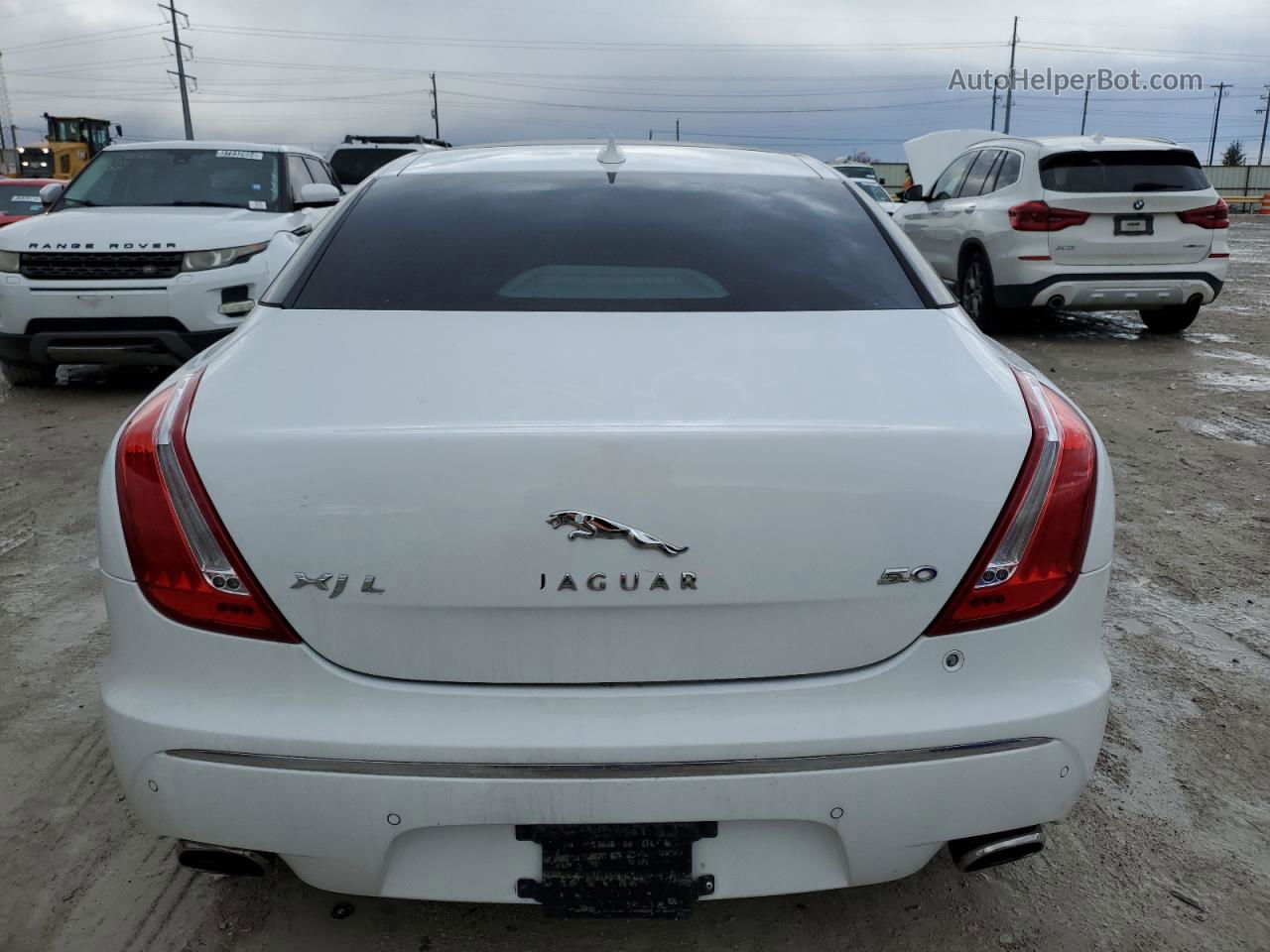 2013 Jaguar Xjl Portfolio White vin: SAJWA2G12DLV55894