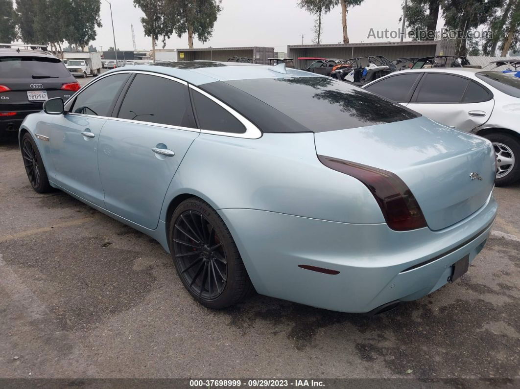 2013 Jaguar Xj Xjl Portfolio Light Blue vin: SAJWA2G13DLV53684