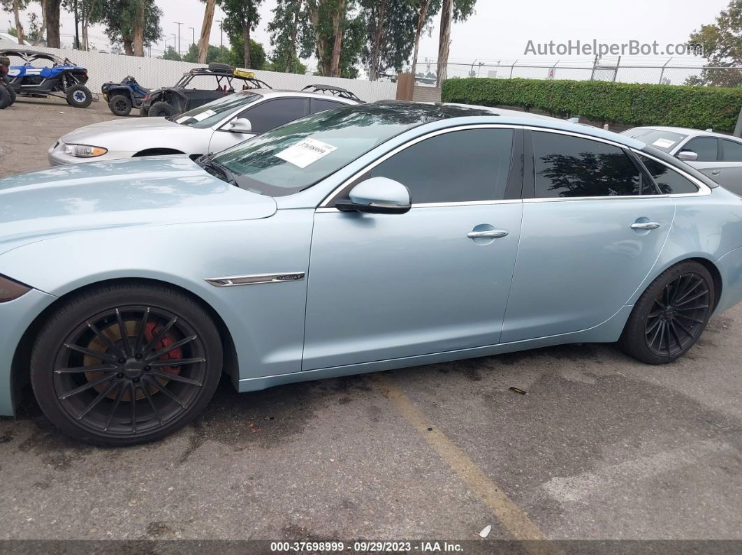 2013 Jaguar Xj Xjl Portfolio Light Blue vin: SAJWA2G13DLV53684