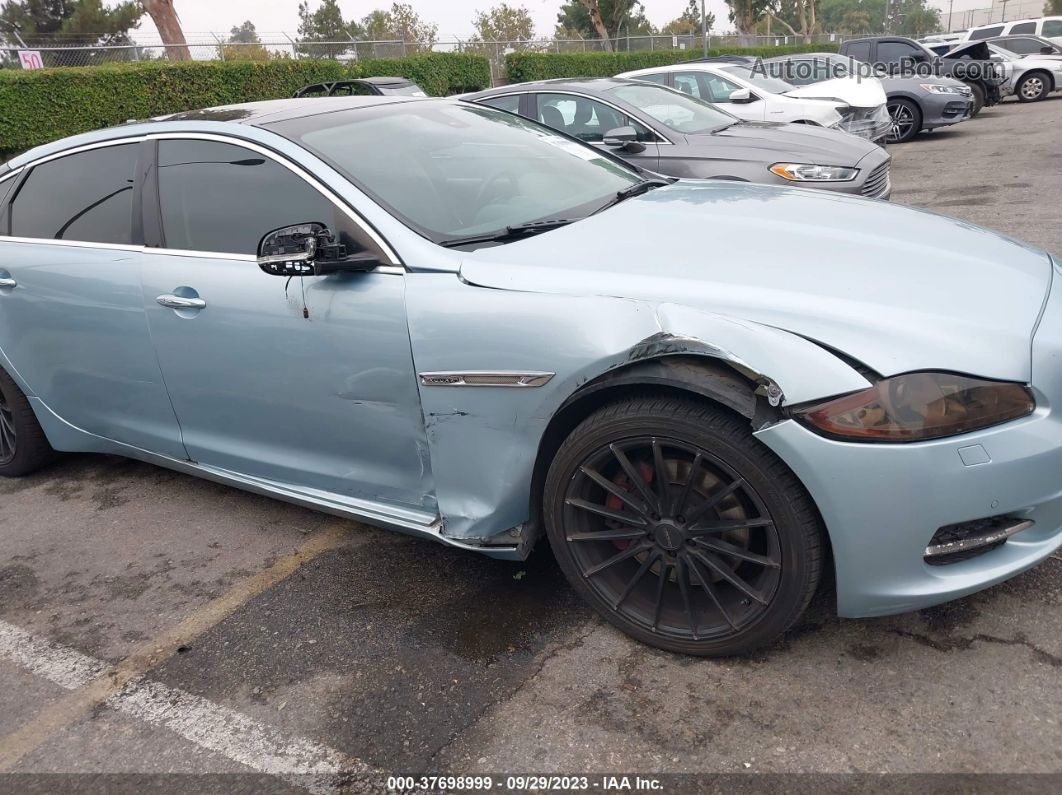 2013 Jaguar Xj Xjl Portfolio Light Blue vin: SAJWA2G13DLV53684