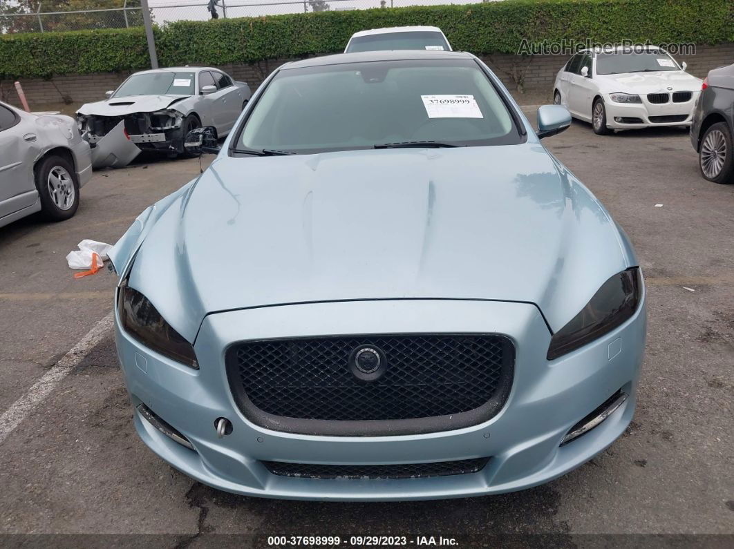 2013 Jaguar Xj Xjl Portfolio Light Blue vin: SAJWA2G13DLV53684