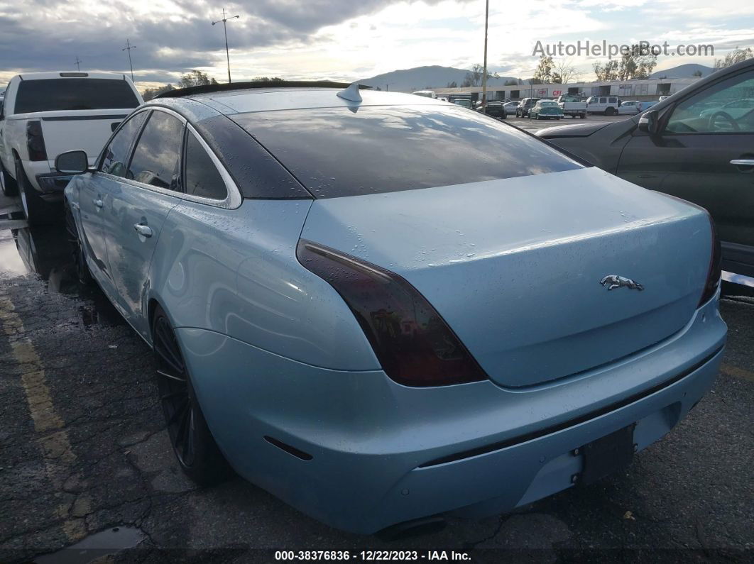 2013 Jaguar Xj Xjl Portfolio Light Blue vin: SAJWA2G13DLV53684