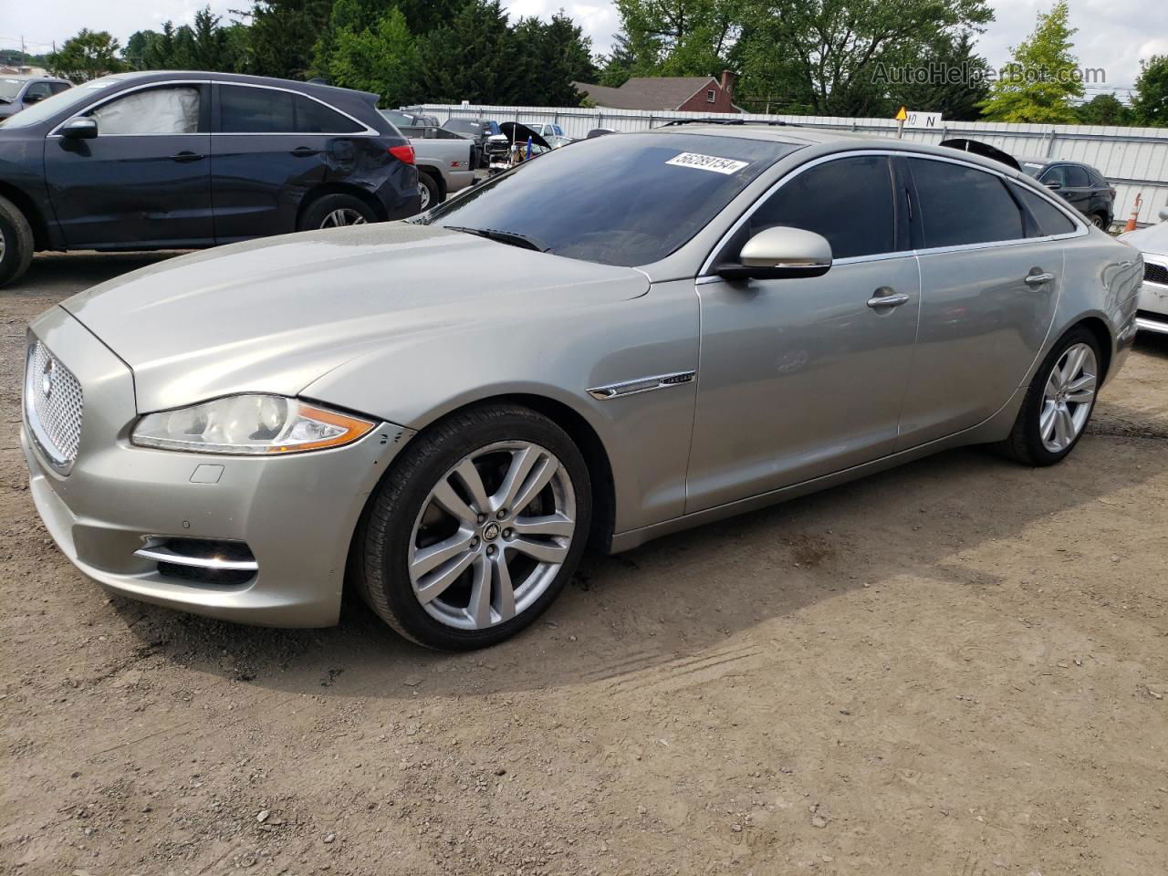 2013 Jaguar Xjl Portfolio Бежевый vin: SAJWA2G14DLV53449