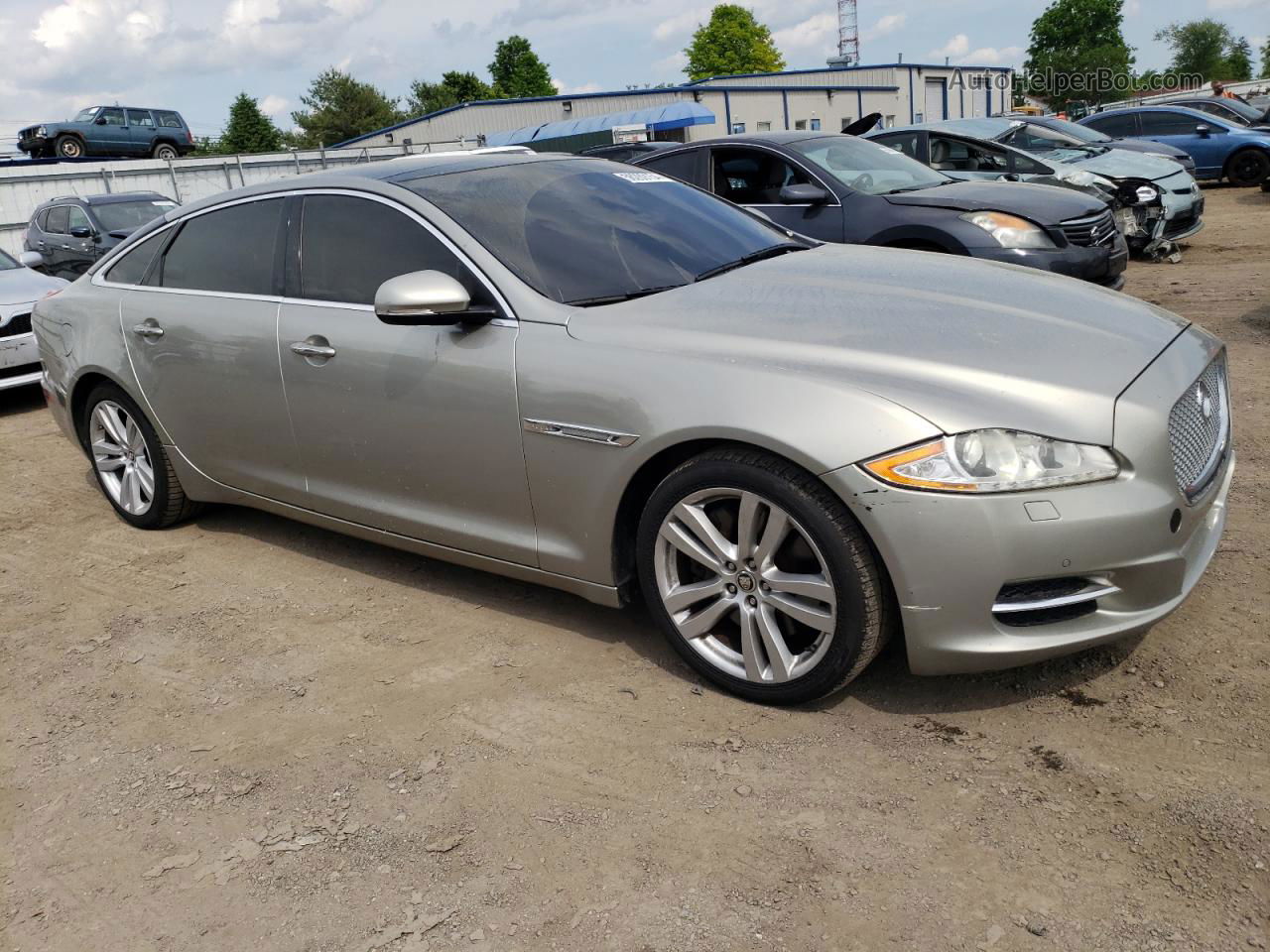 2013 Jaguar Xjl Portfolio Бежевый vin: SAJWA2G14DLV53449