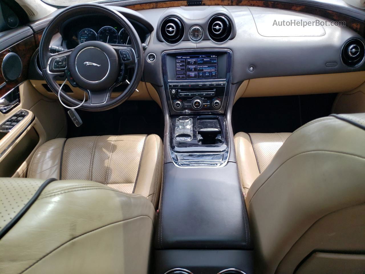 2013 Jaguar Xjl Portfolio Бежевый vin: SAJWA2G14DLV53449