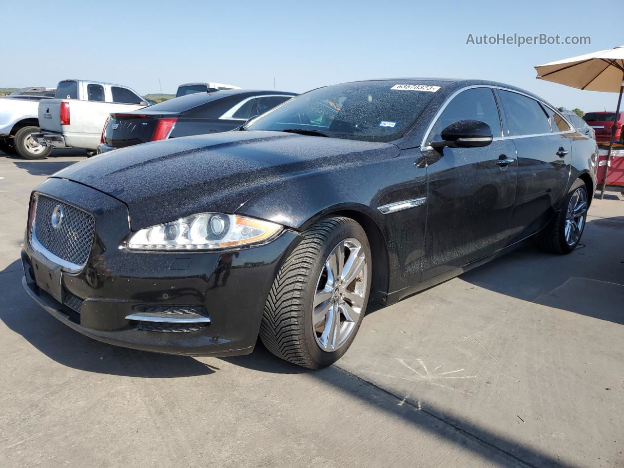 2013 Jaguar Xjl Portfolio Black vin: SAJWA2G14DLV54911