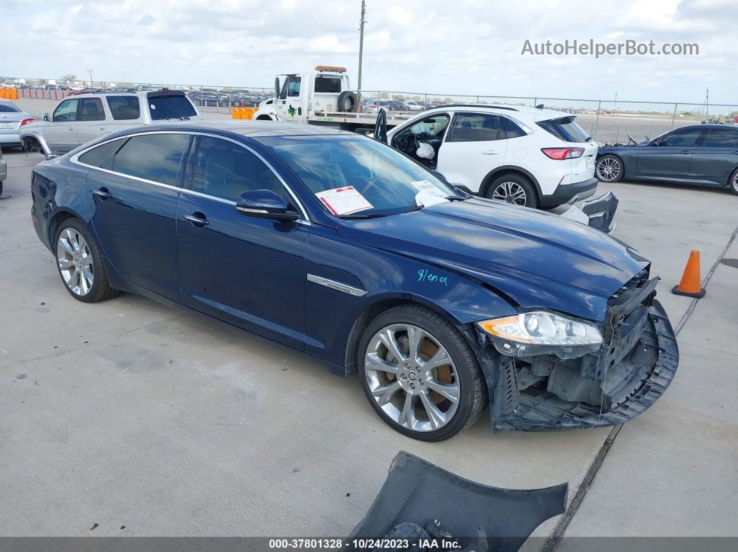 2013 Jaguar Xj Xjl Portfolio Blue vin: SAJWA2GB0DLV41209