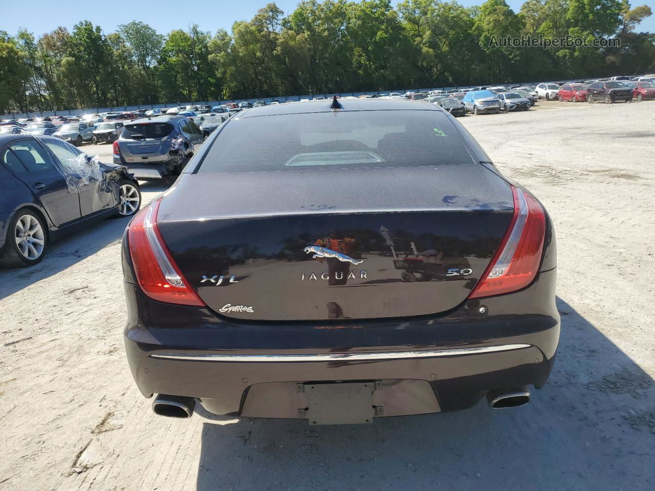 2013 Jaguar Xjl Portfolio Maroon vin: SAJWA2GB1DLV42580