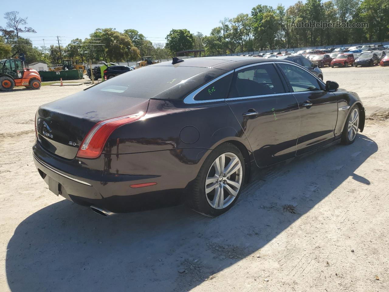 2013 Jaguar Xjl Portfolio Maroon vin: SAJWA2GB1DLV42580