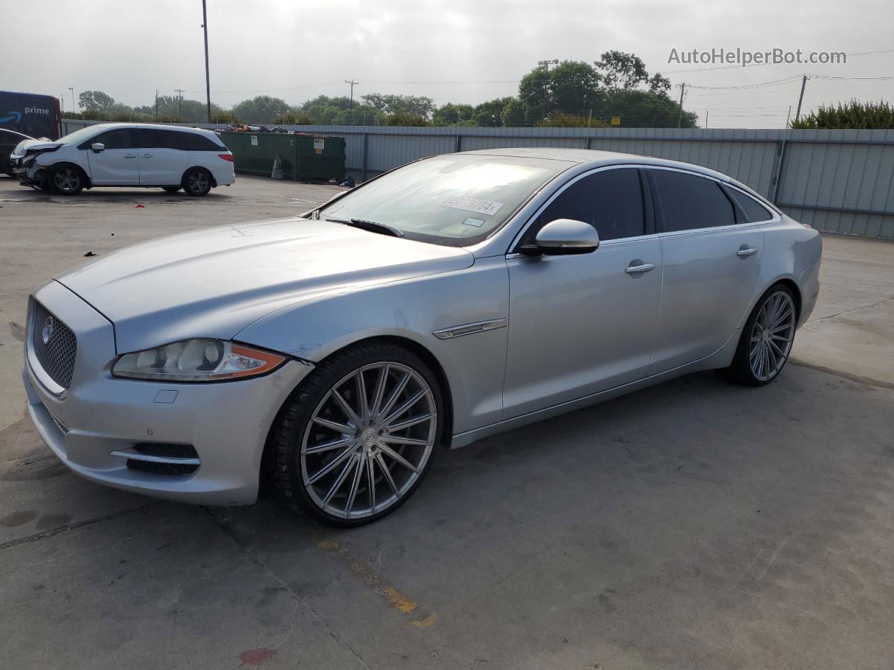 2013 Jaguar Xjl Portfolio Silver vin: SAJWA2GB3DLV43570