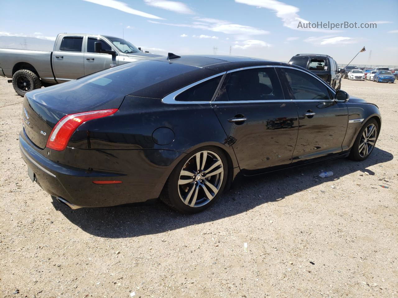 2013 Jaguar Xjl Portfolio Черный vin: SAJWA2GB3DLV43973