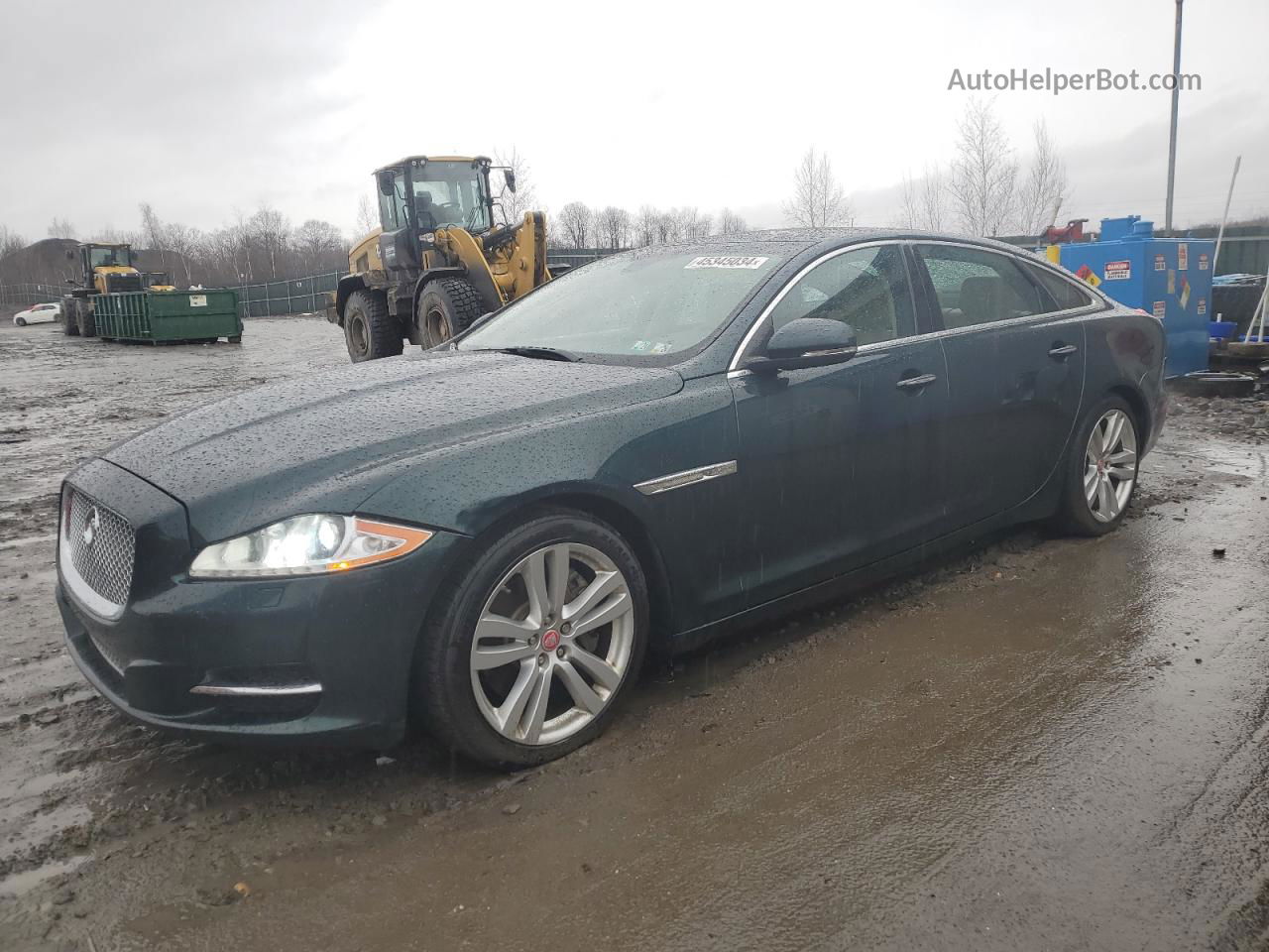 2013 Jaguar Xjl Portfolio Зеленый vin: SAJWA2GB3DLV51720