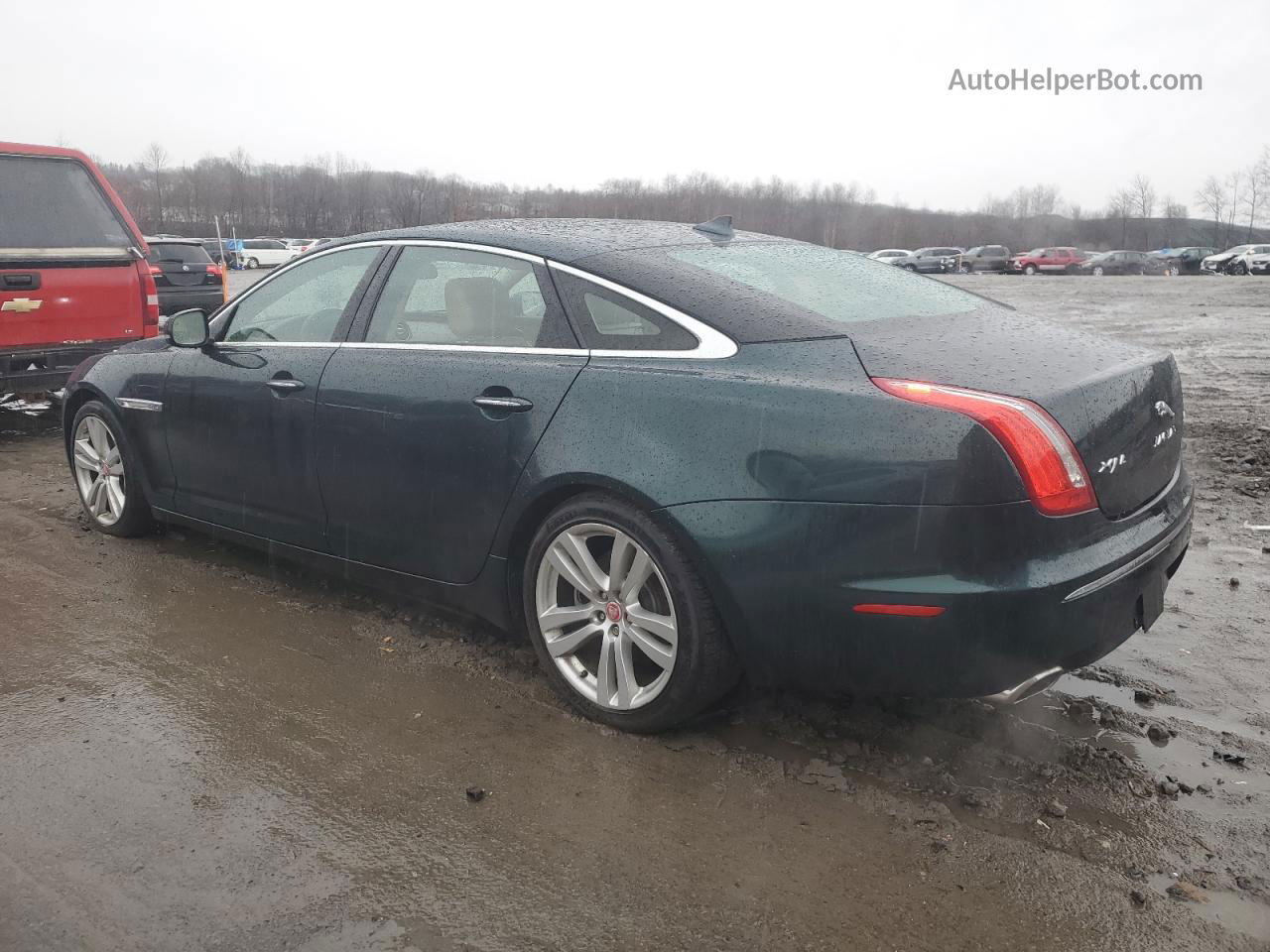 2013 Jaguar Xjl Portfolio Зеленый vin: SAJWA2GB3DLV51720