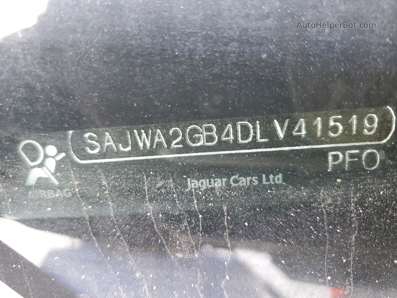 2013 Jaguar Xjl Portfolio Black vin: SAJWA2GB4DLV41519