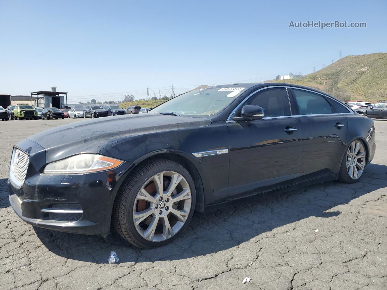 2013 Jaguar Xjl Portfolio Черный vin: SAJWA2GB4DLV41519