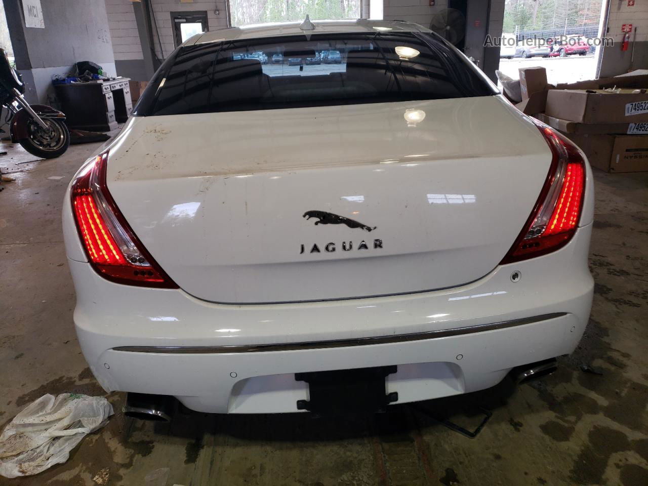 2013 Jaguar Xjl Portfolio White vin: SAJWA2GB4DLV42475